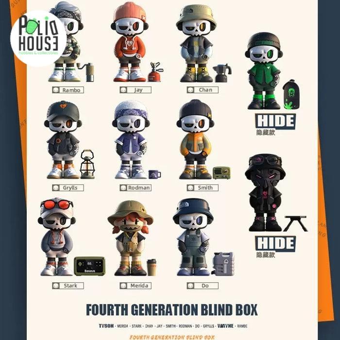 Ready Mr. Bone Camping Series Blind box