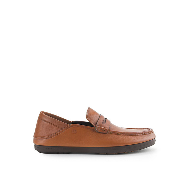 Hush Puppies Sepatu Pria Wimme Saddle Loafer Tan