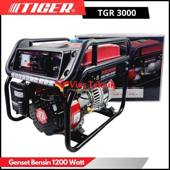 TIGER TGR3000 Genarator Set Genset 4TAK Genset Bensin 1200Watt
