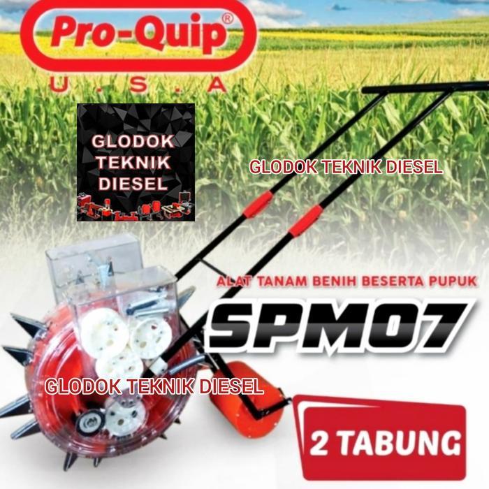 Alat Tanam Jagung 2 Tabung Proquip Spm 07 / Alat Tanam Benih Bibit