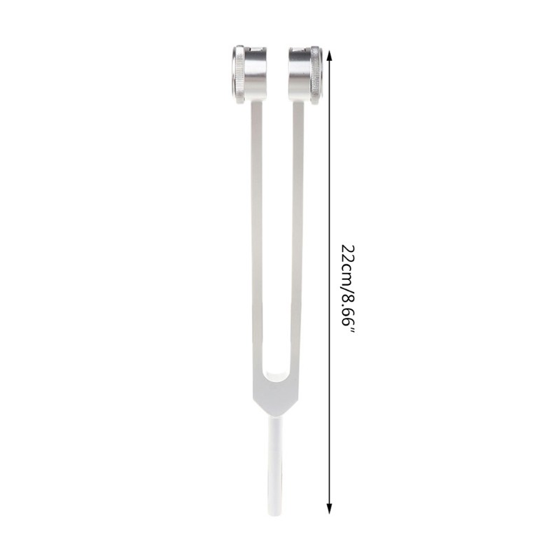 Set Garpu Tala, Garpu Tala 128HZ Garpu Tala Aloi Aluminium dengan Kunci Pas Palu