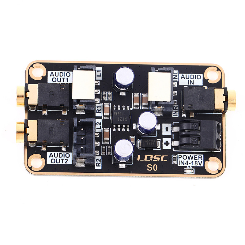 Audio Isolation Noise Reduction Module Audio DSP Common Ground Amplifier Board Car Audio DS Power