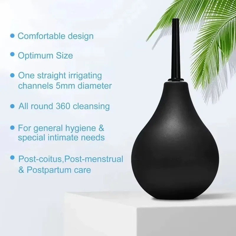 Small Capacity Douche Enema Colon Cleaning Bidet Portable Bidet Cleaner Enema Syringe Rectal