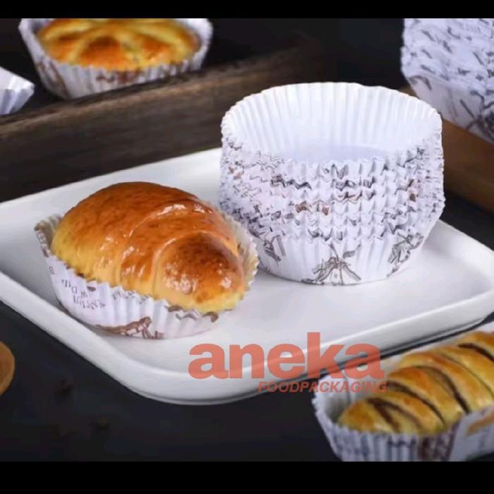 WINARTOTOK CUP ROTI LAMINASI 8CM BULAT, KOTAK & OVAL/LONJONG PAPER CUP CAKE CASES KERTAS TATAKAN KUE