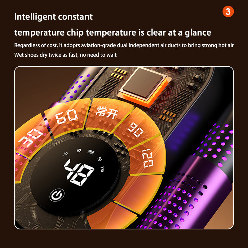 Telescopic Shoe Dryer Home Intelligent Touch Screen Timed Shoe Dryer Foldable Shoe Dryer Warm Shoe