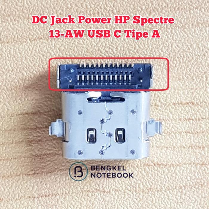 DC Jack HP Spectre X360 13-AW USB Type C