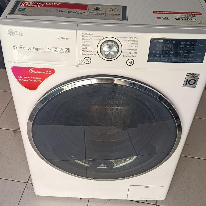 mesin cuci LG inverter slim kapasitas 7 kg