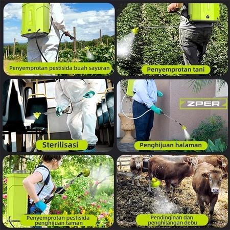 ZPER Alat Semprot Tangki Sprayer Manual 18 Liter Elektrik ZP029 semprotan pertanian tangki semprot