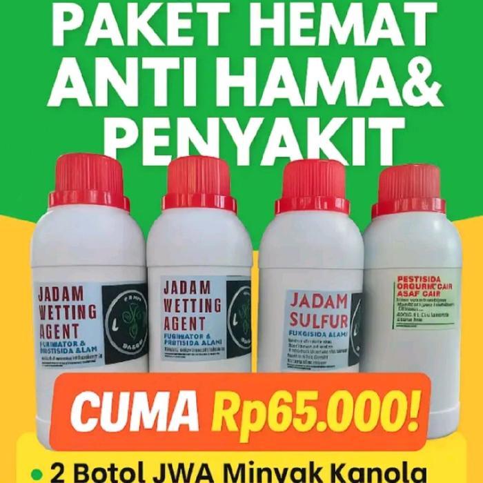 Paket Super Hemat Anti Hama Dan Penyakit, 2 Jwa, 1 Js Dan 1 Asap Cair