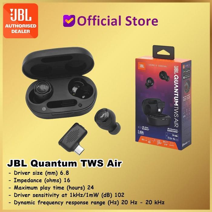 JBL Quantum Air TWS Air True Wireless Gaming Earbuds