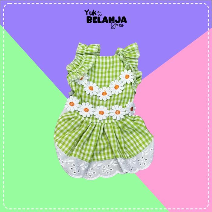 Baju Kucing Bahan Katun Dress Birizy Briar Series / Baju Kucing anjing kelinci / Size XS-XXL / Yuk