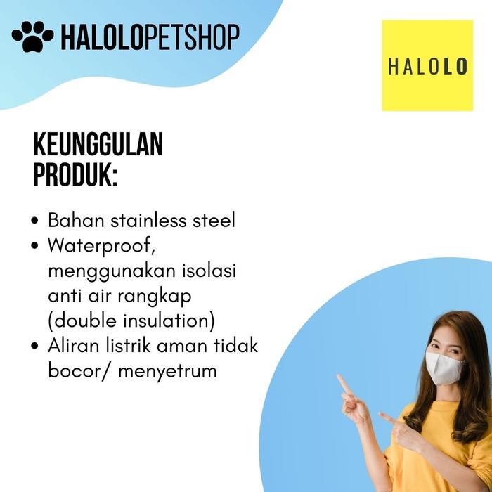 Heater Stainless 50 Watt Aquarium Penghangat Aquarium SOBO