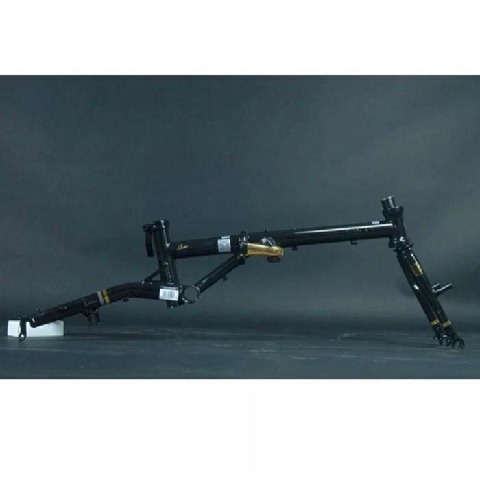 Frame Sepeda Fnhon Gust New Black Gold Plus Hp