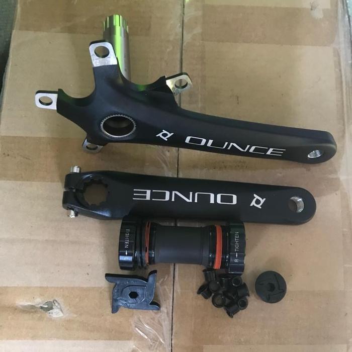 Prowheel Ounce Tt Crank Arm Set Ht2 Bcd 110 Hitam Ori