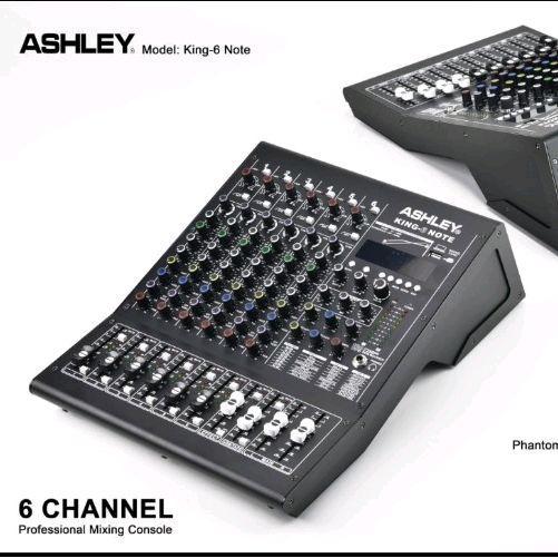 MIXER AUDIO ASHLEY KING6NOTE KING 6 NOTE ORIGINAL ASHLEY 6channel