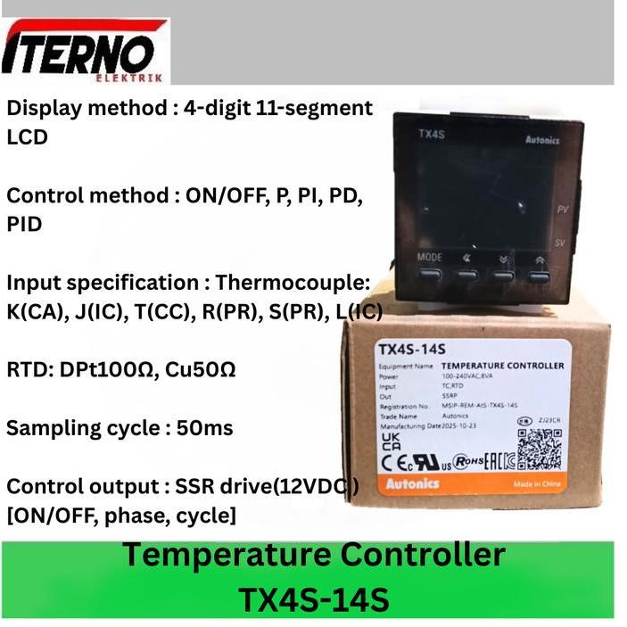 Tx4S-14S Temperature Controller Autonics Tx4S14S