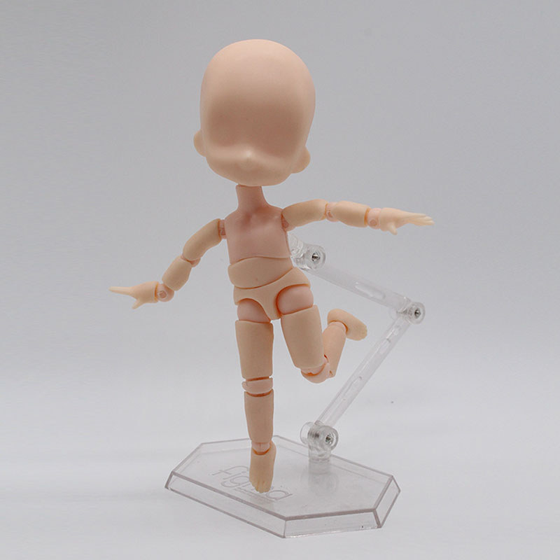 13CM Anime Archetype Art Action Figure Doll Mannequin Figma Kids Body Model Toy Can Change Head