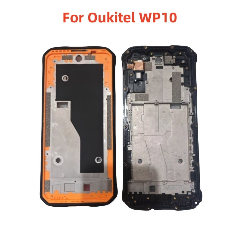 For OUKITEL WP10 Phone Front Middle Frame Repair Part Replacement Case Black