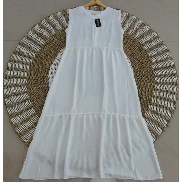 READY INNER DRESS TANPA LENGAN BAHAN CRINKLE AIR FLOW S/M/L/XL/XXL Tebal Nyaman G00D QU4LITY