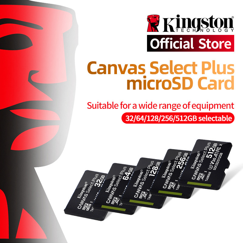 JUAL  Kingston Micro SD Card Memory Card Class10 carte sd memoria 128GB 32GB 64GB 256GB 16G SD/TF Fl