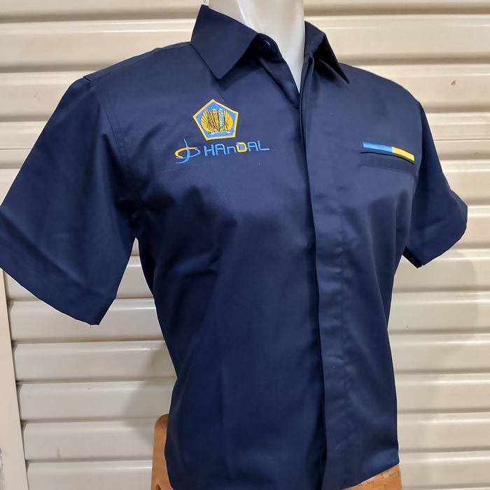 Kemeja / Seragam KEMENKEU HANDAL Biru Nevy UK XXL
