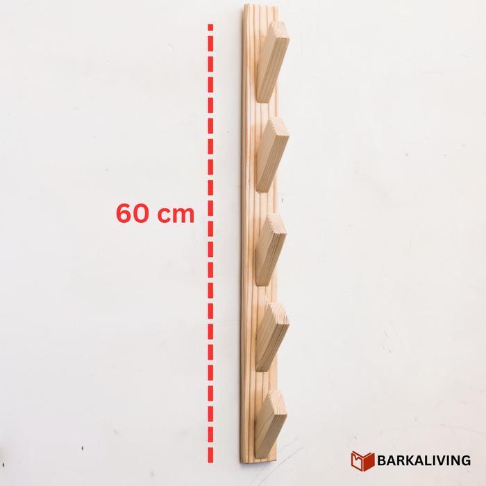 Gantungan Baju Topi Tas Minimalis Wooden Cap Hanger Modern rak topi