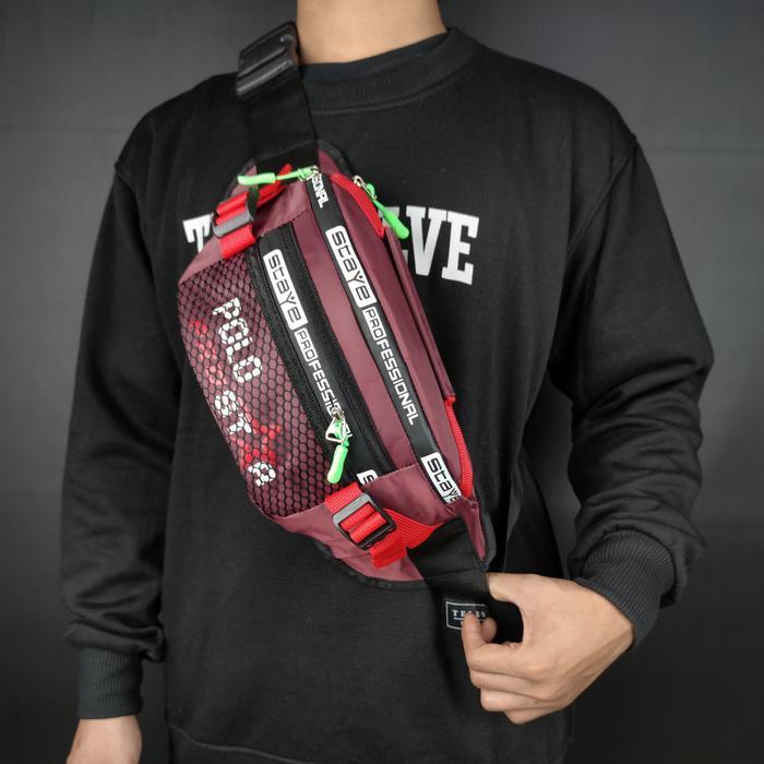 Visval Top - Waistbag/Tas Pinggang Terbaru Original /Tas Pinggang Pria Dan Wanita/Tas Selempang