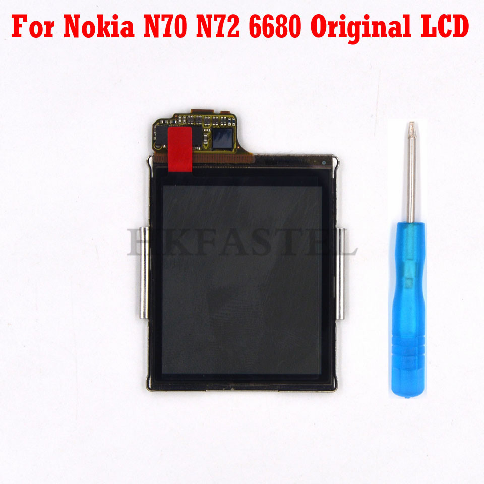 For Nokia N70 N72 6680 Mobile phone Original LCD Screen Digitizer Display Repair Replacement + tool