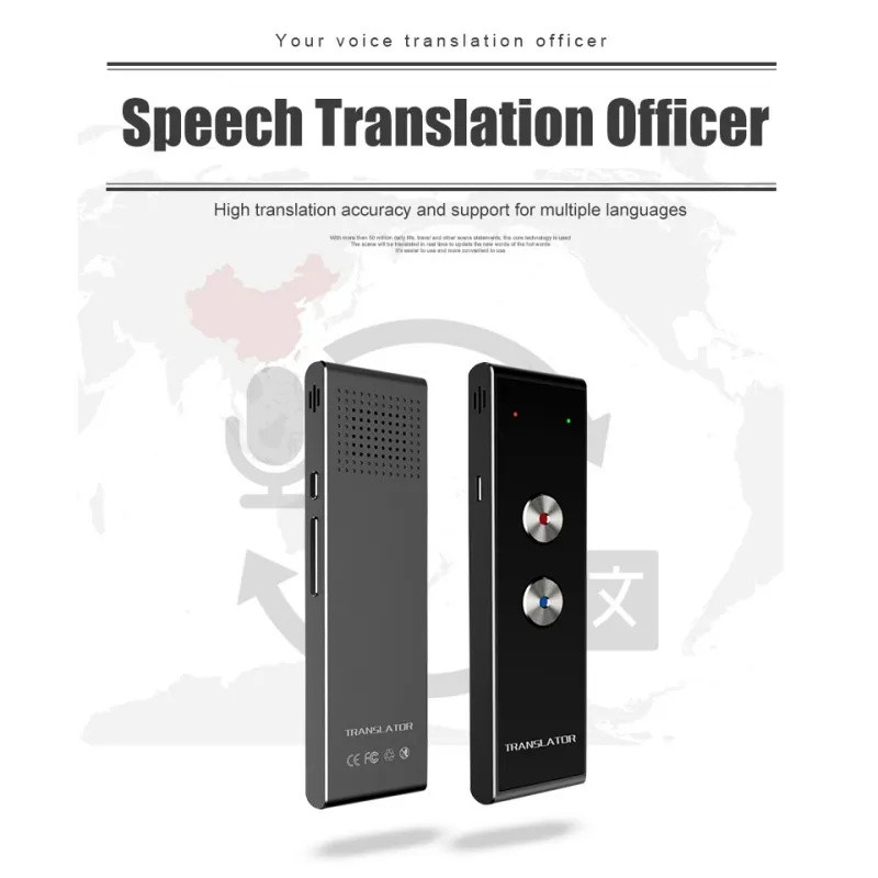T8+ Plus Portable Multi Language Voice Translator AI Translation Real Time Instant Two-Way 40 Langua