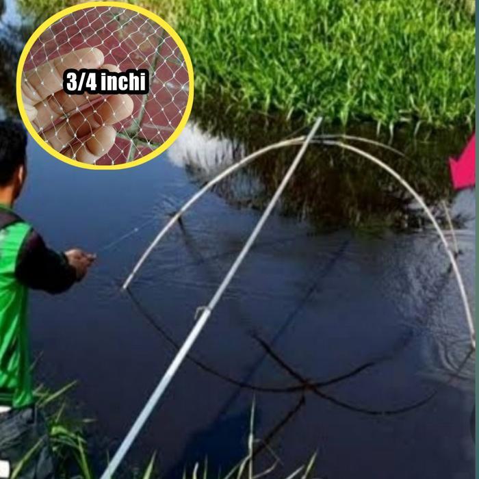 TERMURAH Jaring anco udang alat penangkap ikan tradisional senar tebal 0,28 mm READY STOCK