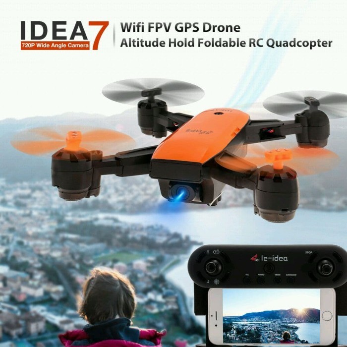 RC DRONE IDEA7 GPS POSITIONING 720P LIKE DJI SPARK