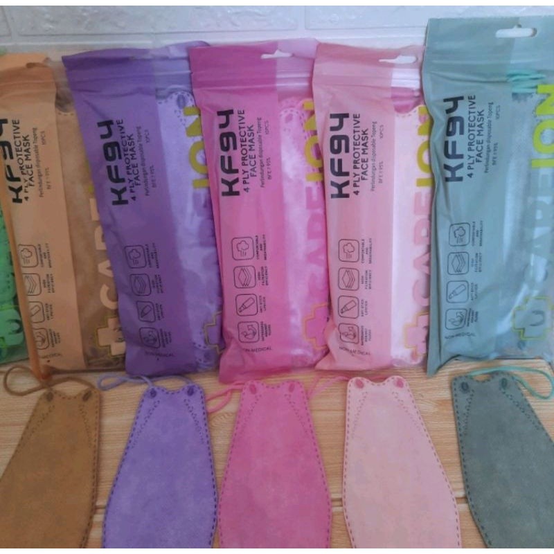 Masker KF94 Careion Warna Isi 10 Pcs / KF94 Warna Careion SP