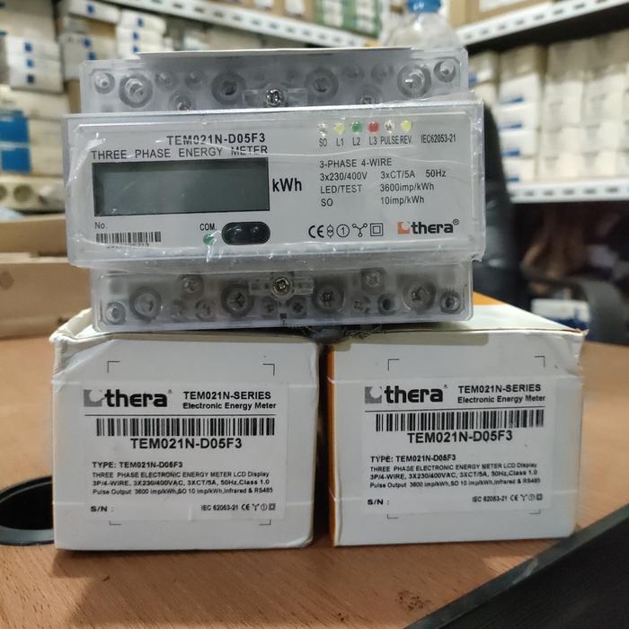 TEM021N-D05F3 KWH METER 3 PHASE Digital Via CT