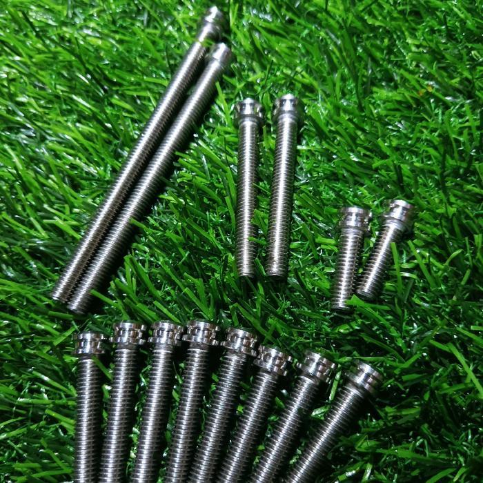 1 SET BAUT CVT MIO M3 MIO J MIO FINO XEON XRAID GEAR STAINLLES ANTU KARAT TITANIUM COAK TENGAH