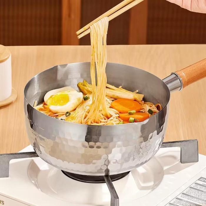 [Panci]Kecil Anti Lengket Panci Sup Panci Salju Gaya Jepang 316 Panci Susu Kecil Baja Tahan Karat