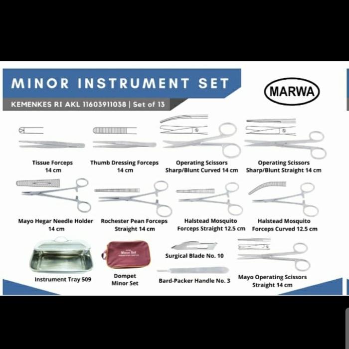 HECTING SET MARWAH / SET ALAT KEDOKTERAN HECTING SET / ALAT JAHIT