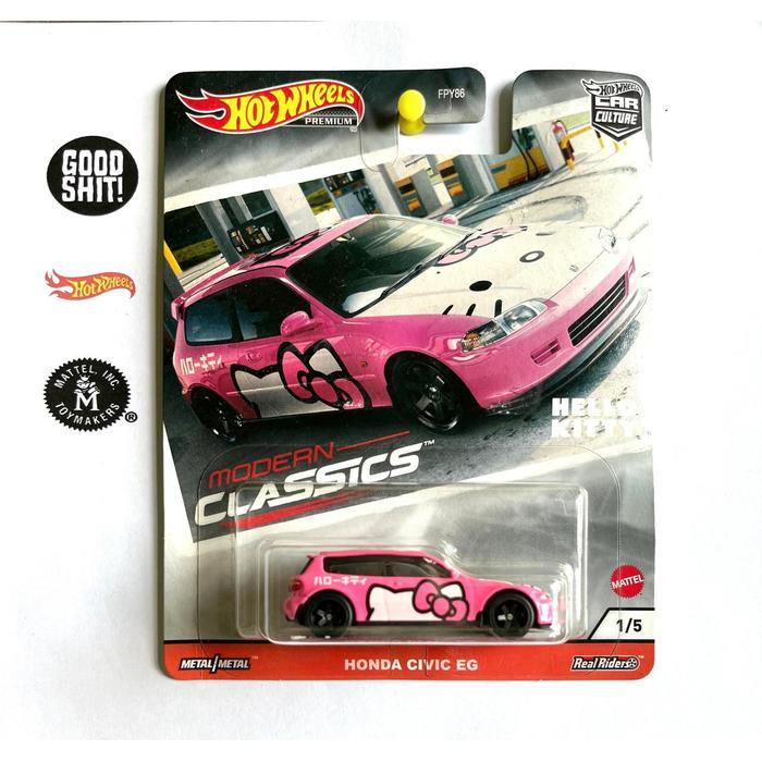 HOTWHEELS HONDA CIVIC EG HELLO KITTY