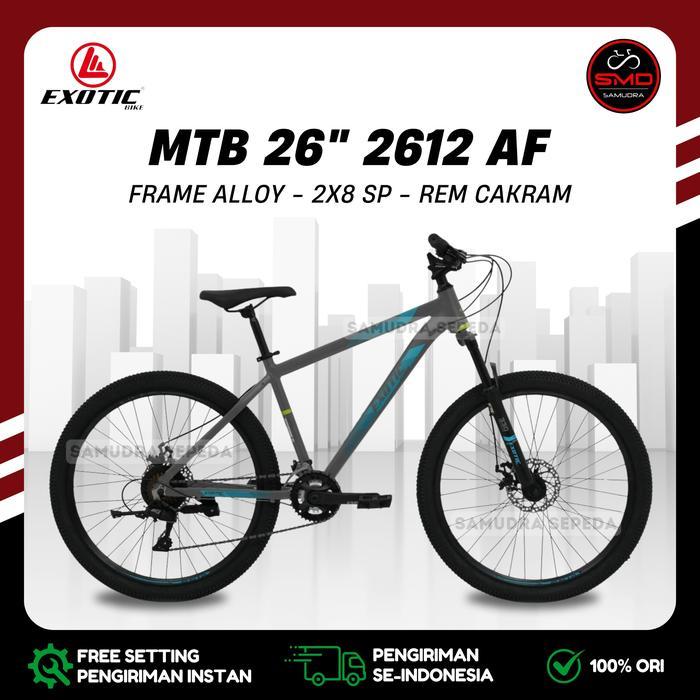 Sepeda Gunung MTB 26 // 27.5 Pacific EXOTIC 2612 AF 8x2 Speed Alumunium Alloy Murah BDG