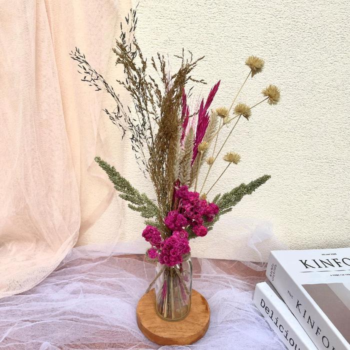 pajangan meja / hiasan kamar / properti foto / vas bunga aesthetic