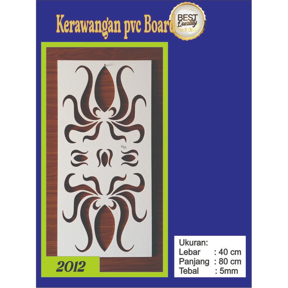 "New" KRAWANGAN PVC BOARD / ORNAMEN PVC FOAM BOARD TEBAL 5MM /PARTISI