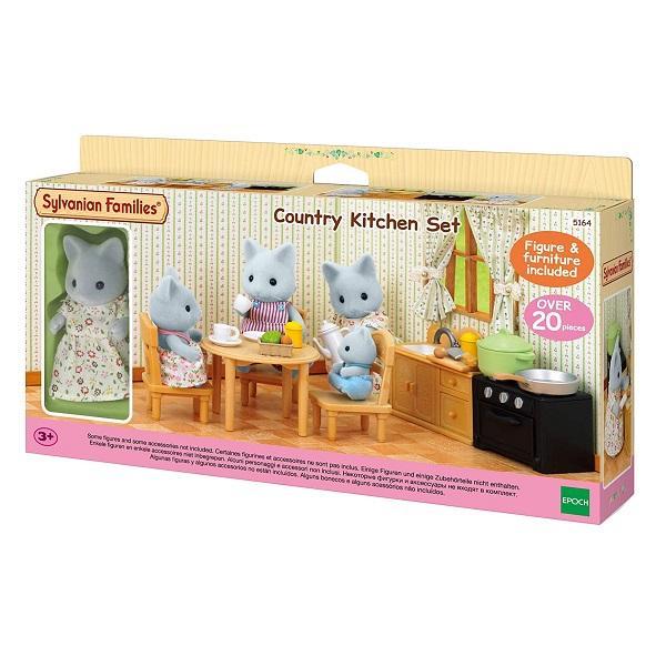 HARGA TERBAIK  Mainan Koleksi Sylvanian Families Country Kitchen Set (With Cat Mother)