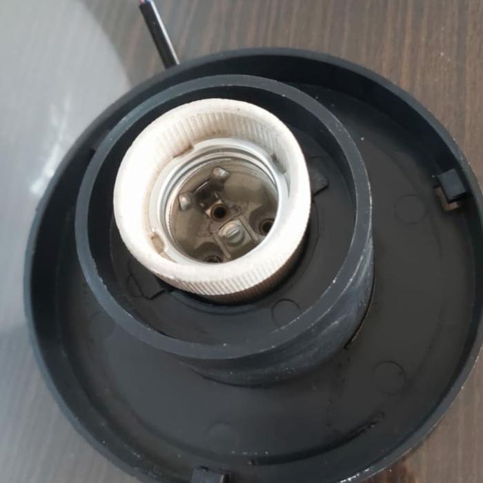 LAMPU TAMAN 10INCH BULAT PUTIH SUSU PLASTIK PVC / LAMPU TAMAN OUTDOOR