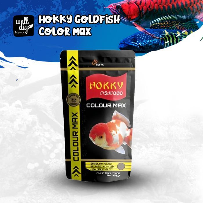 HOKKY Colour Max Pelet Pakan Ikan Koki Koki Goldfish - 100 gram