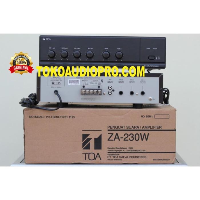 Ampli Toa Za230W Amplifier Toa Power Amplifier Toa Za-230W Co