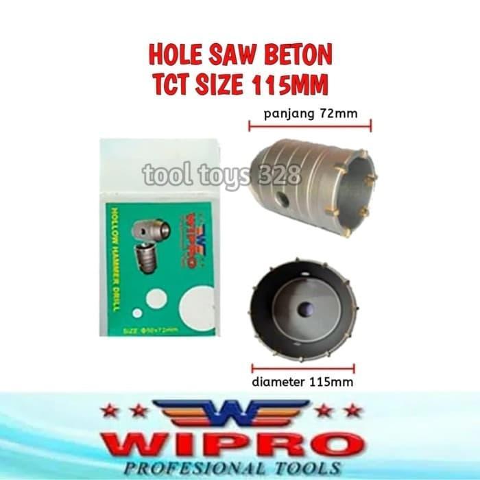 Wipro Hole Saw Mata Bor Untuk Melubangi Dinding Beton 115Mm