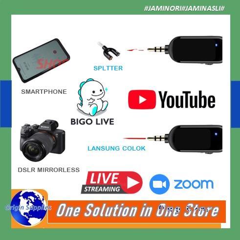 Microphone Mic Clip On Wireless VLOG ASMR Kamera DSLR Smartphone