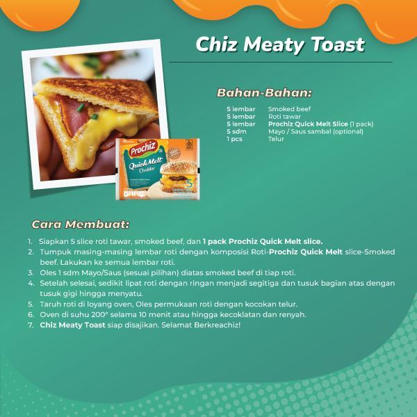 Keju Prochiz Quick Melt Slice 5'S 1 Karton Tbk