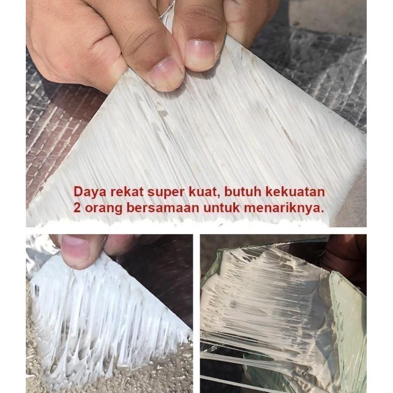 Lakban Anti Bocor Anti Air Aluminium Foil Waterproof Tape 20Cm X 10M Pasti Ori