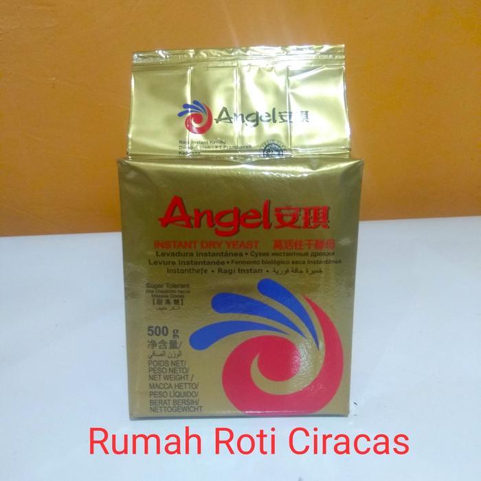 MNTB YEAST ANGEL GOLD RAGI DRY PENGEMBANG ROTI SAF INSTANT FERMIPAN KERING