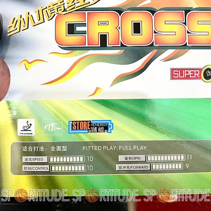 Karet Bat Pingpong Karet Bet Pingpong Rubber 729 Cross Isi Sepasang